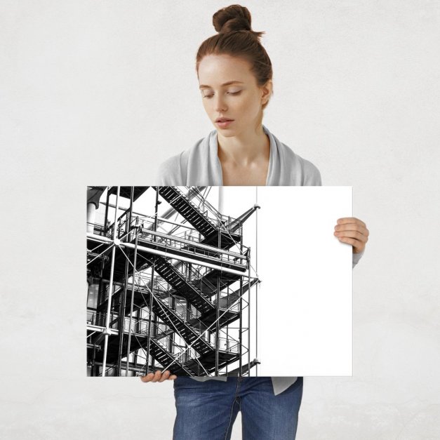 Plakat metalowy fabryka L