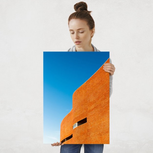 Plakat metalowy budynek L