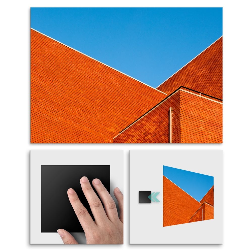 Plakat metalowy budynek L