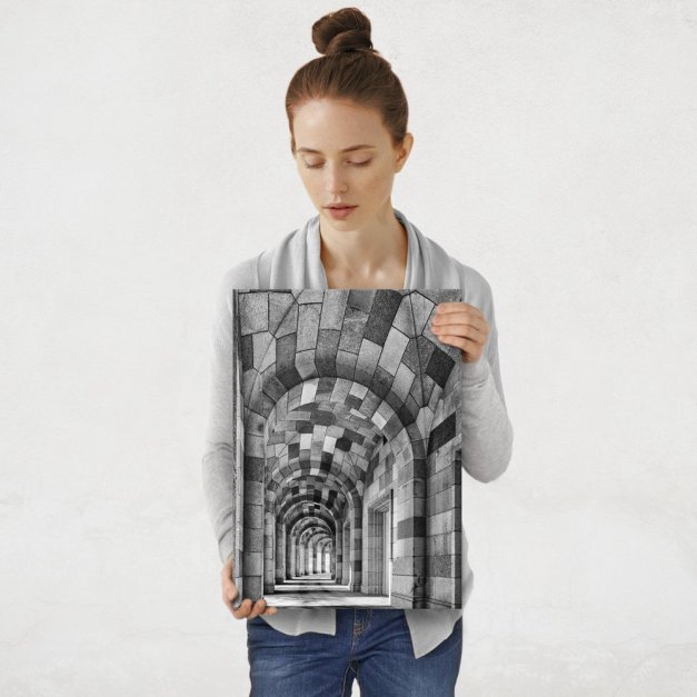 Plakat metalowy tunel M