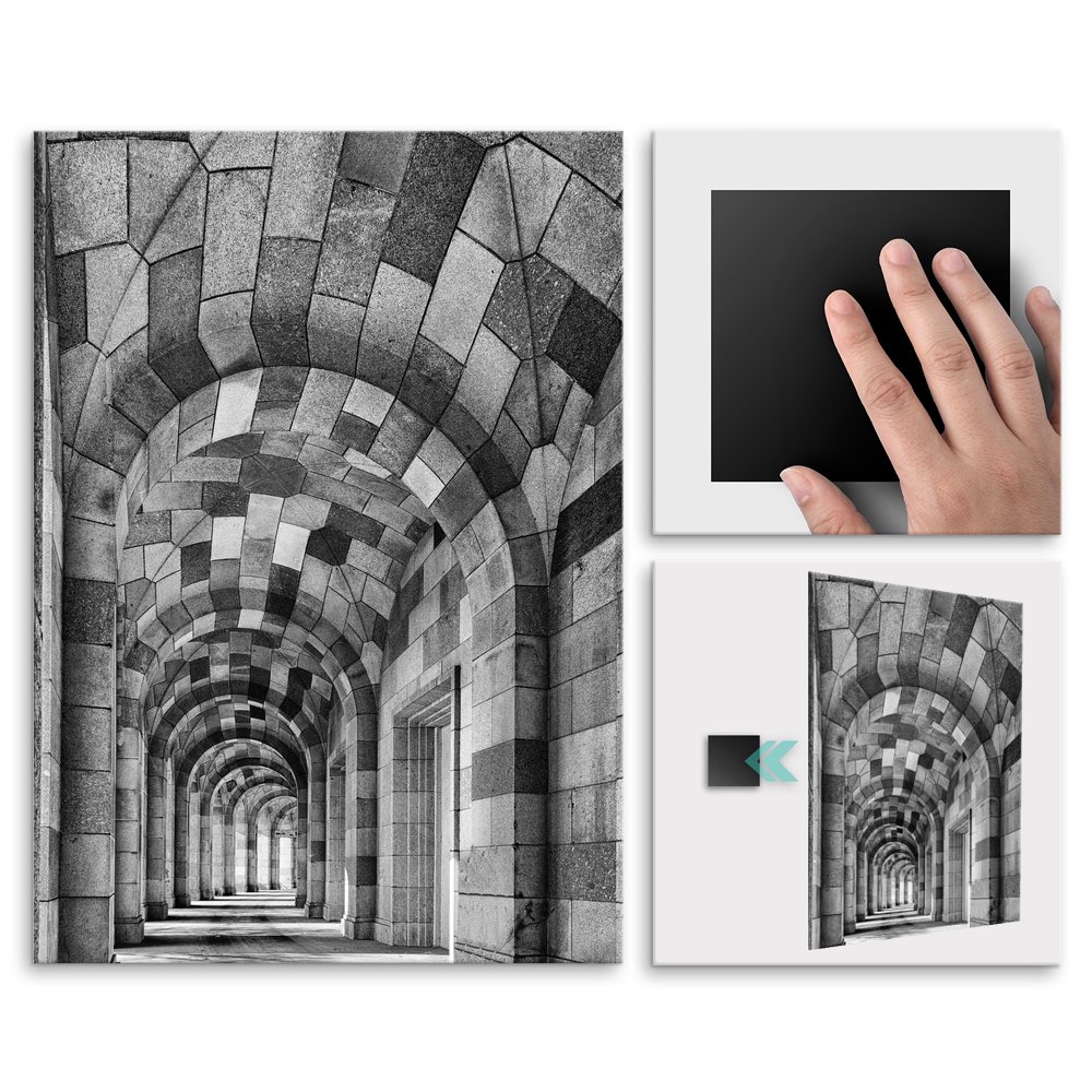 Plakat metalowy tunel M
