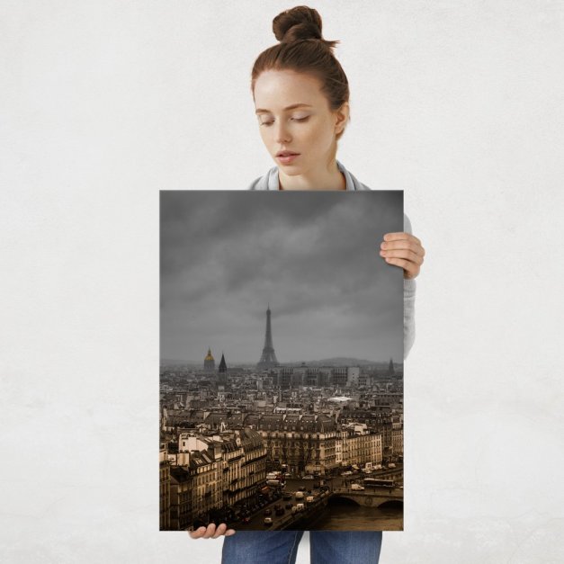 Plakat metalowy Paryż L