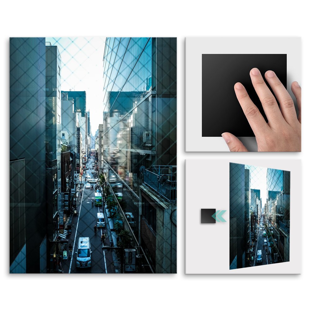 Plakat metalowy miasto M