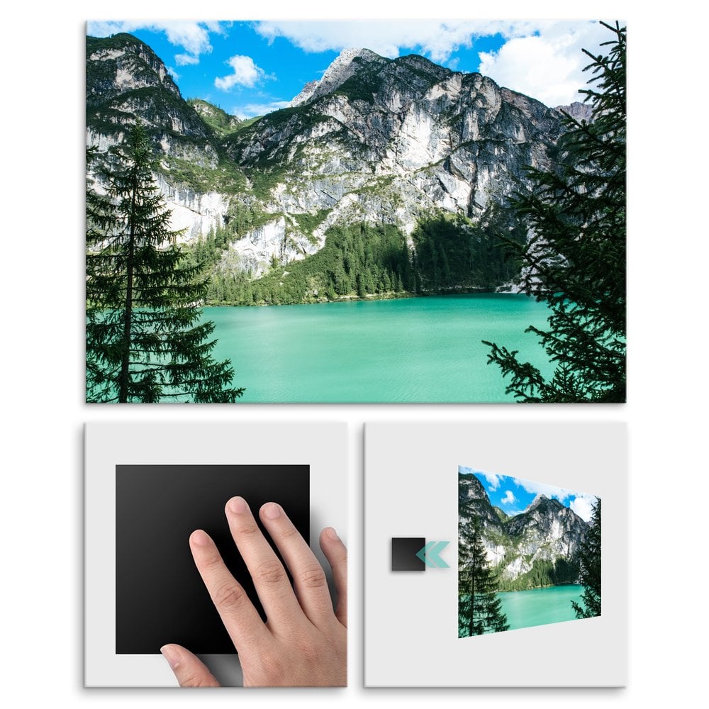 Plakat metalowy grskie jezioro M