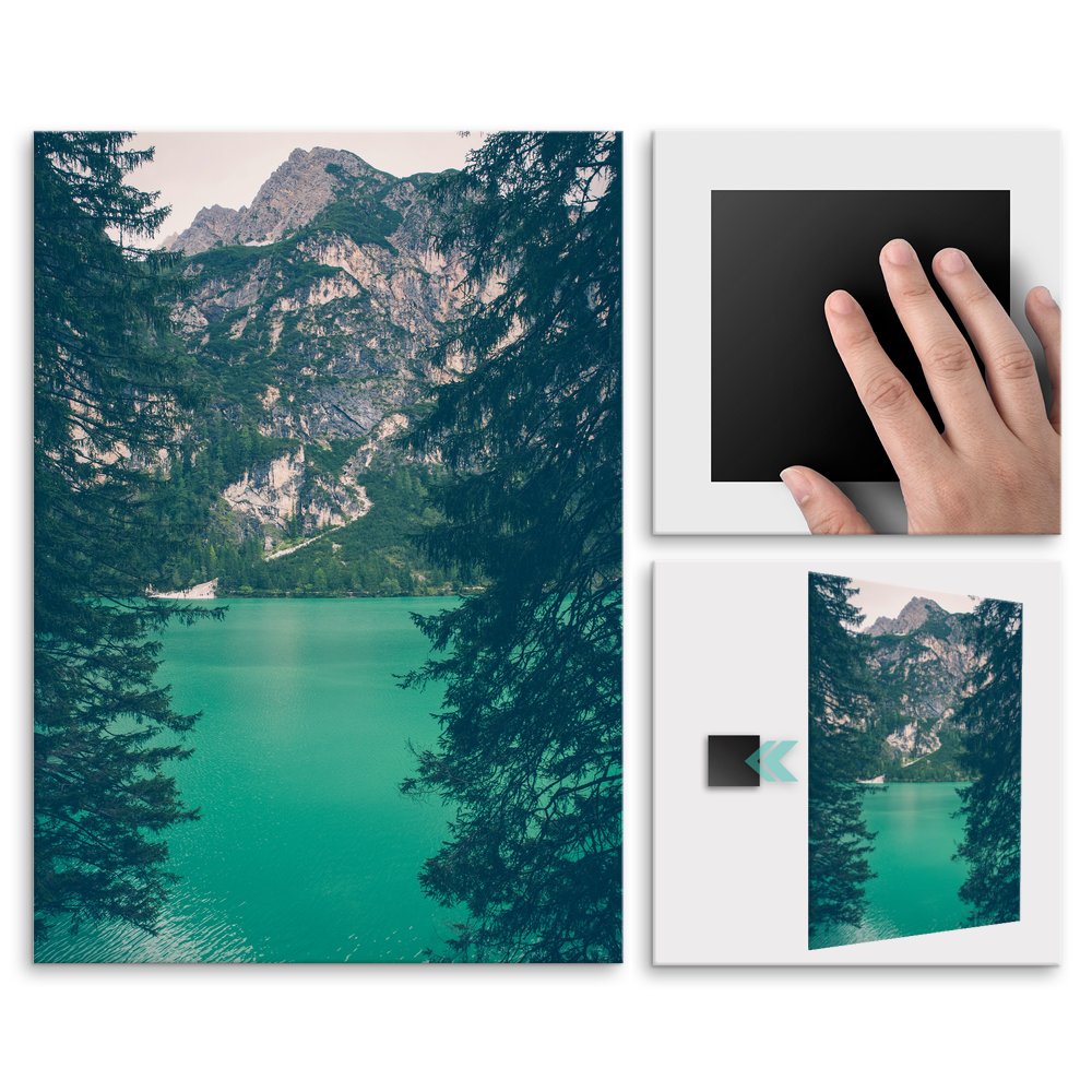 Plakat metalowy grskie jezioro M