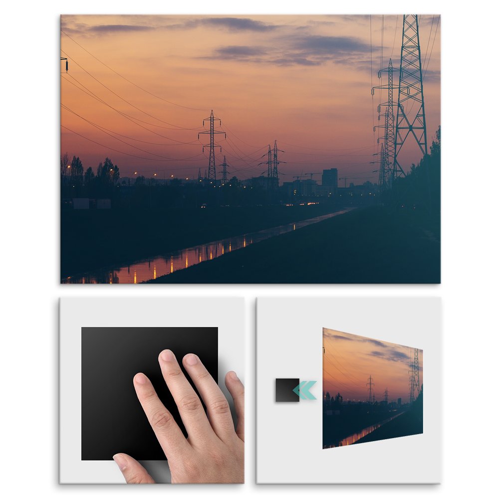 Plakat metalowy miejskie supy energetyczne L