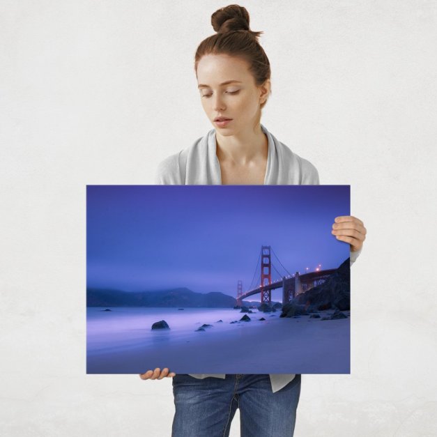 Plakat metalowy San francisco L