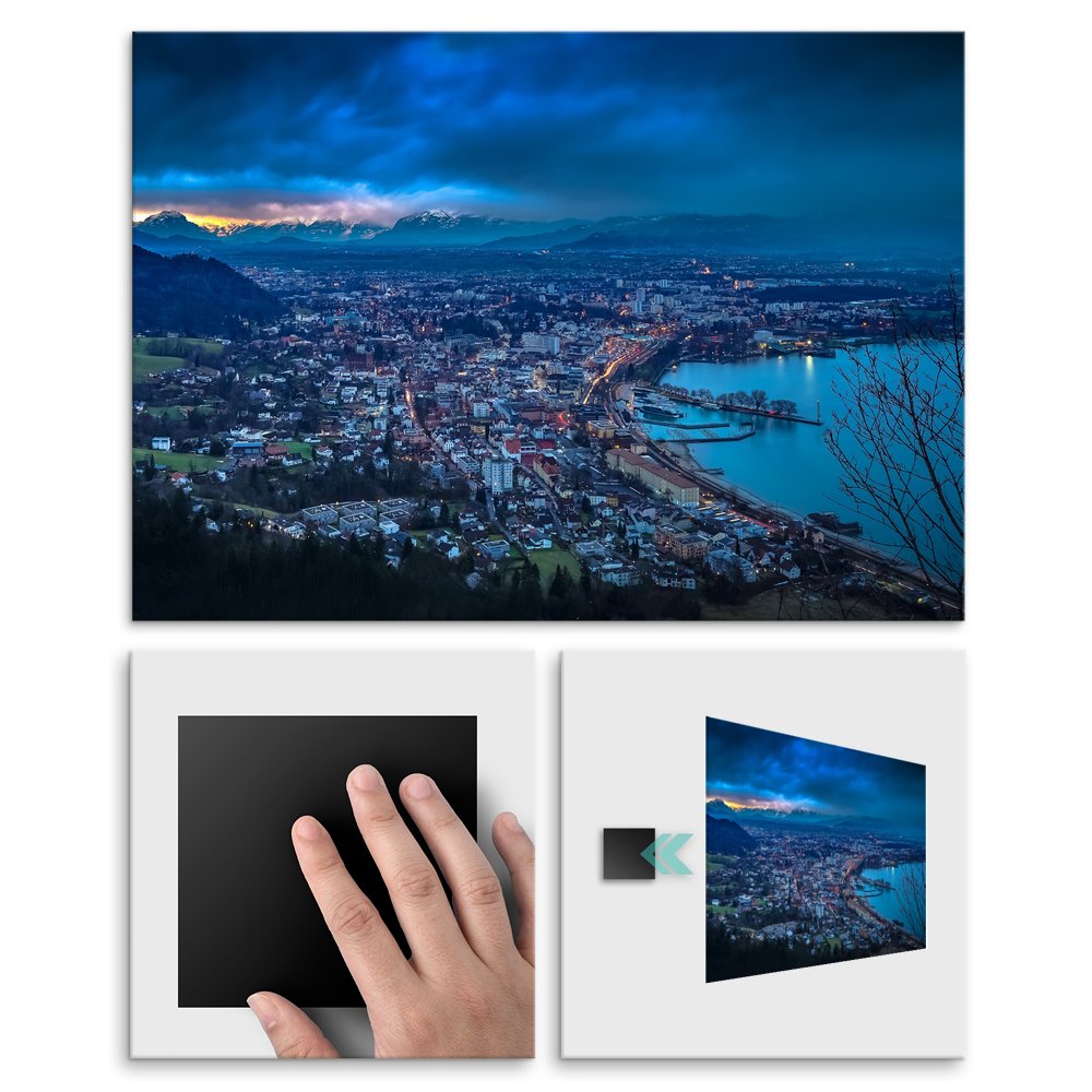 Plakat metalowy Jezioro Bodeskie L