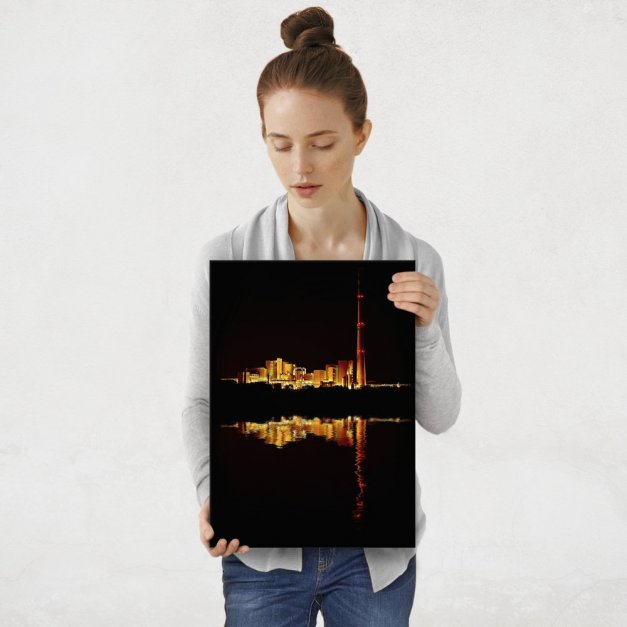 Plakat metalowy spalarnia M