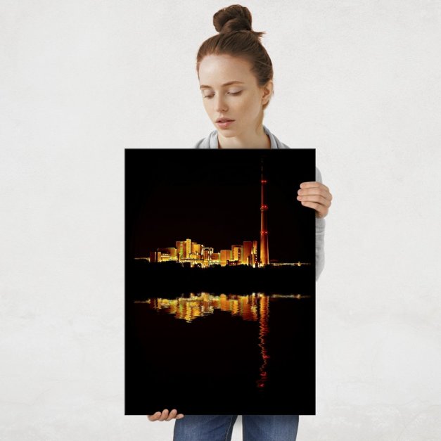 Plakat metalowy spalarnia L