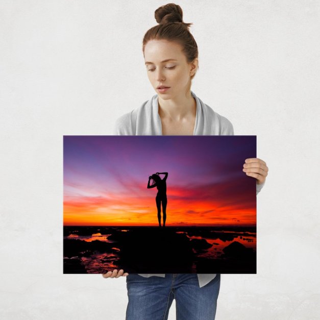 Plakat metalowy niebo L