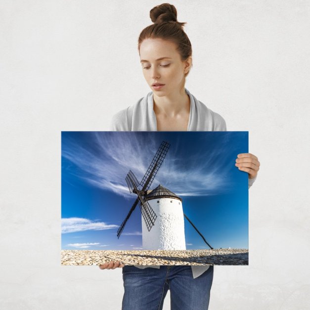 Plakat metalowy wiatrak L