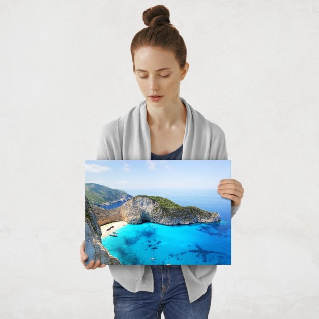 Plakat metalowy Zakynthos M