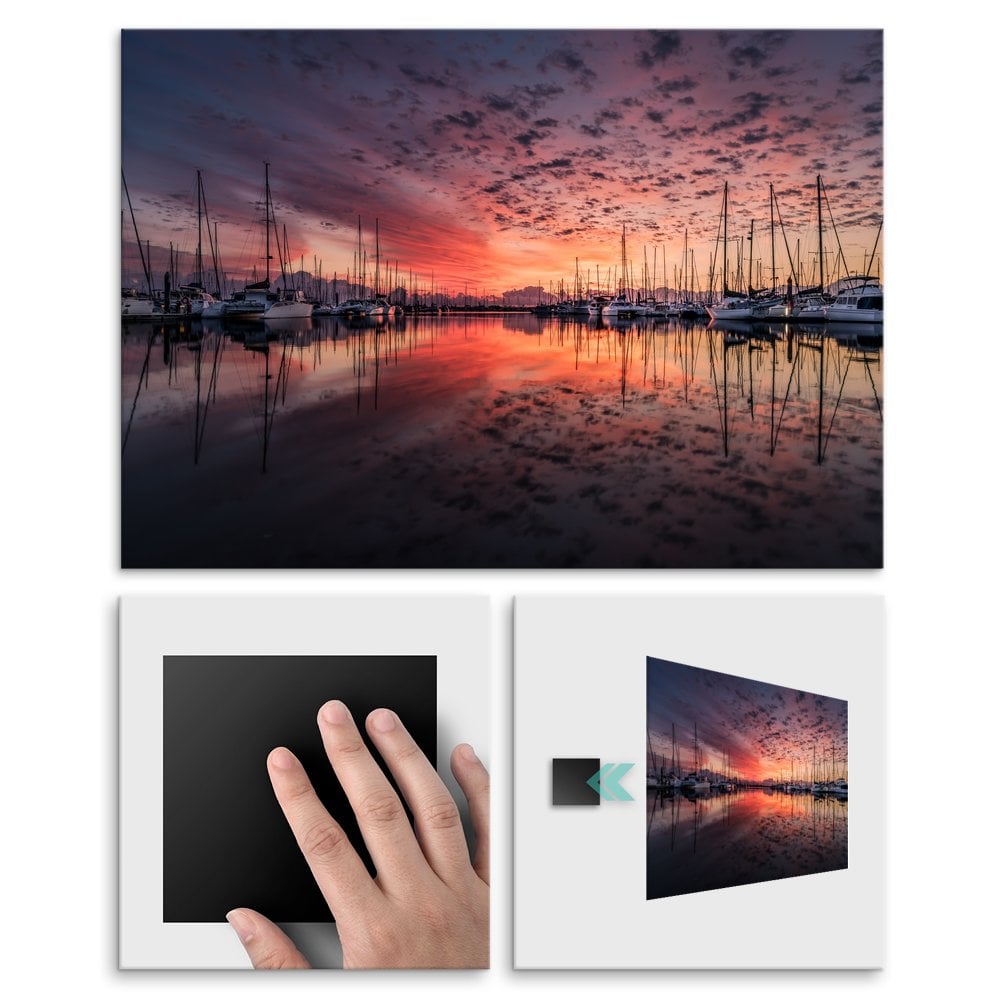 Plakat metalowy port M