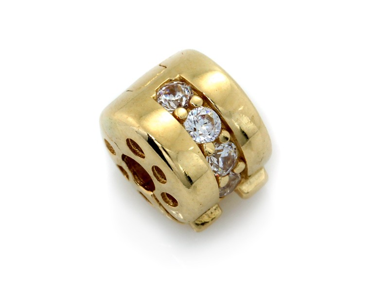Złota zawieszka 585 charms charms PREZENT GRAWER