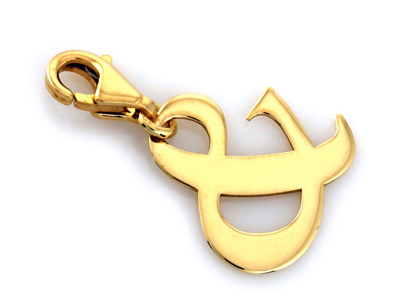 Złota zawieszka 585 charms charms PREZENT GRAWER