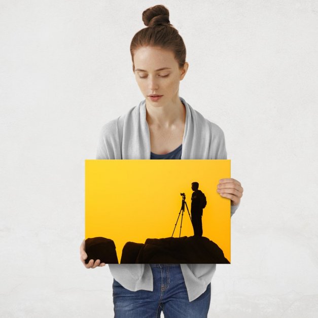 Plakat metalowy fotograf M