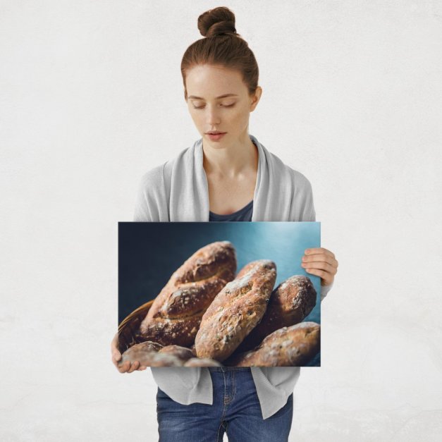 Plakat metalowy chleb M