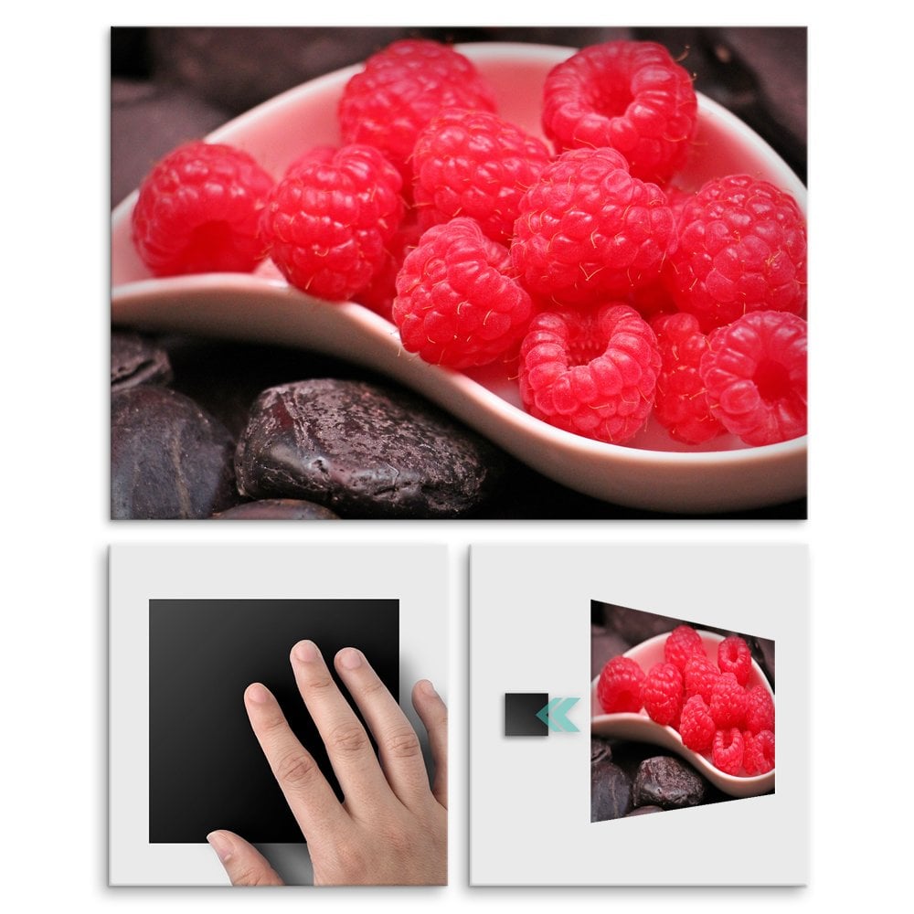 Plakat metalowy maliny L