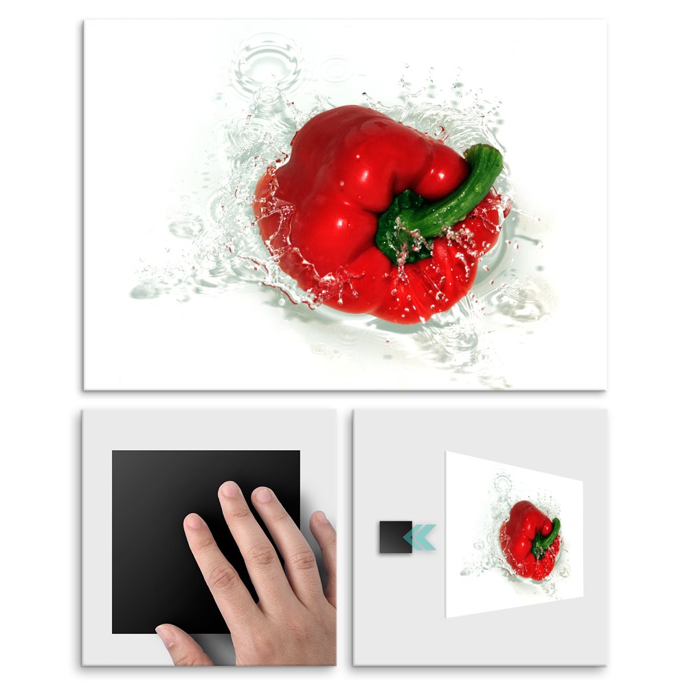 Plakat metalowy papryka czerwona M
