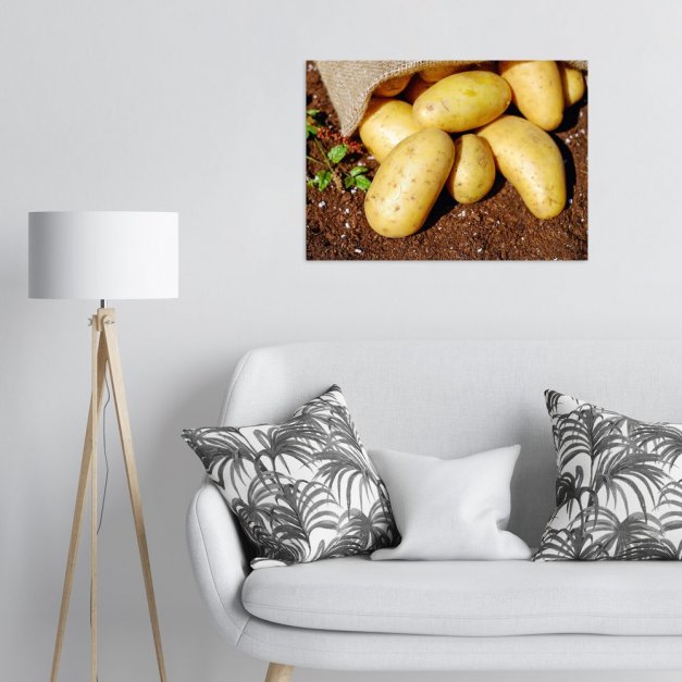 Plakat metalowy ziemniaki L