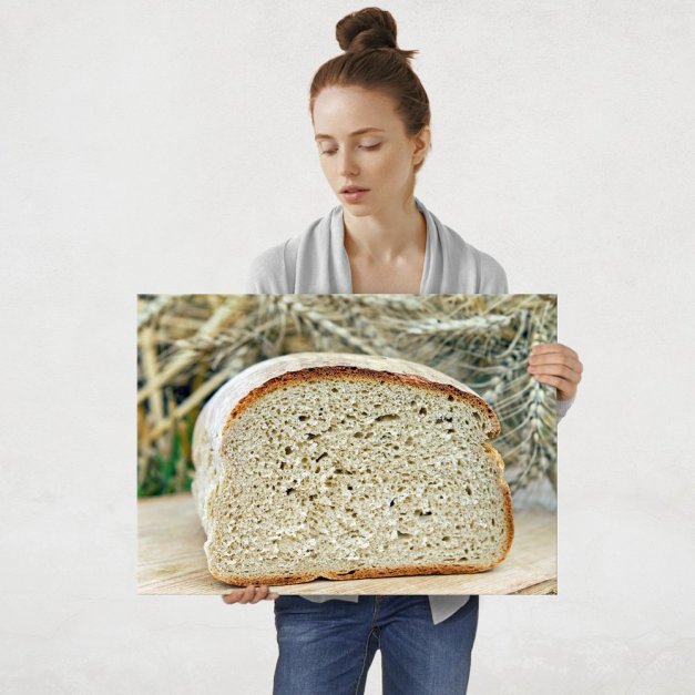 Plakat metalowy chleb L