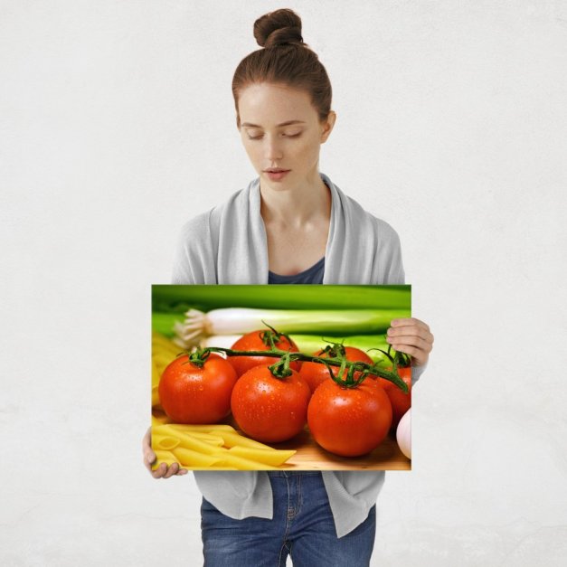 Plakat metalowy pomidory M