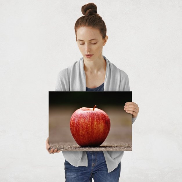 Plakat metalowy jabłko M