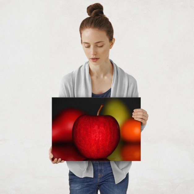 Plakat metalowy jabłko M