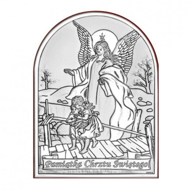 Obrazek Anioł Stróż Prezent Na Chrzciny GRAWER