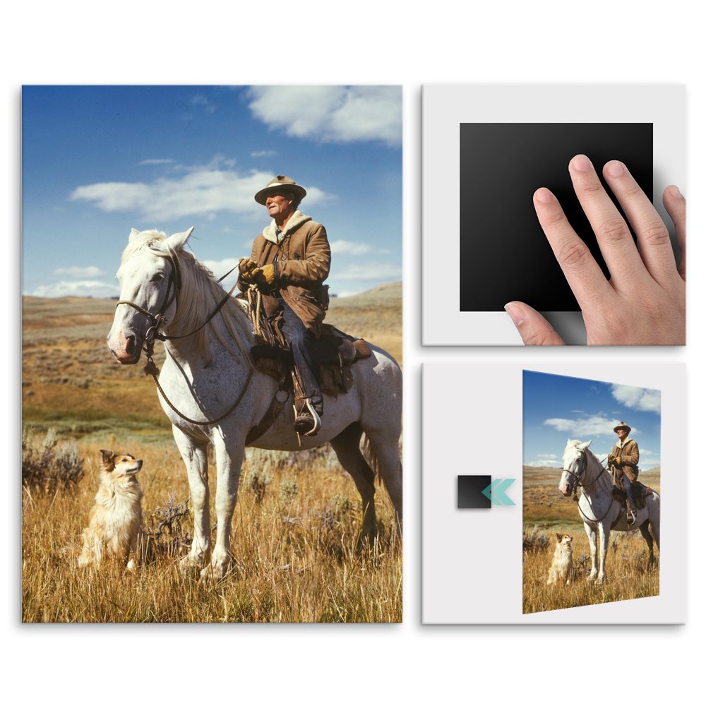 Plakat metalowy cowboy M