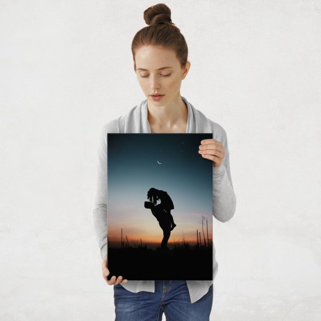Plakat metalowy piękne chwile M