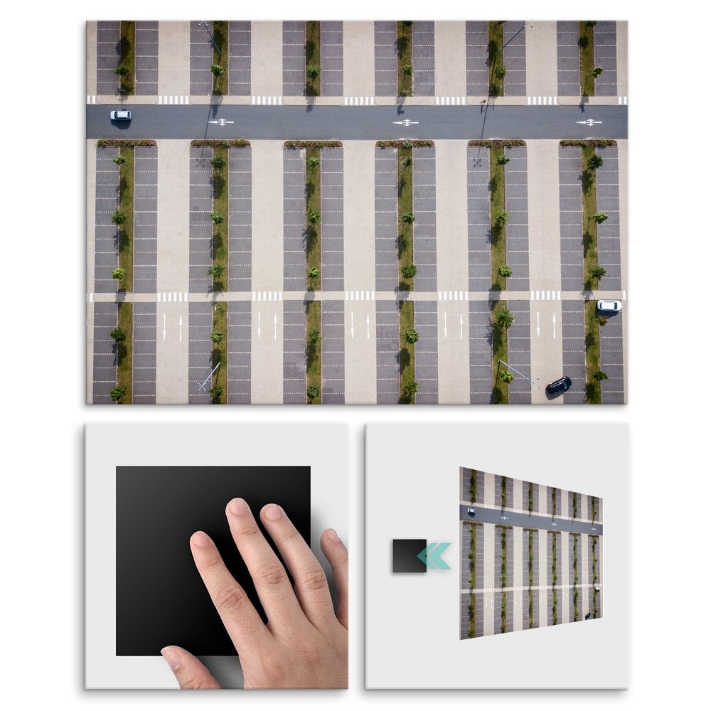Plakat metalowy symetria L