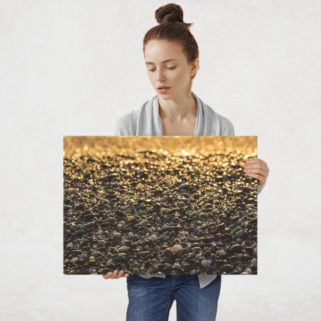 Plakat metalowy kamienie nadwodne L