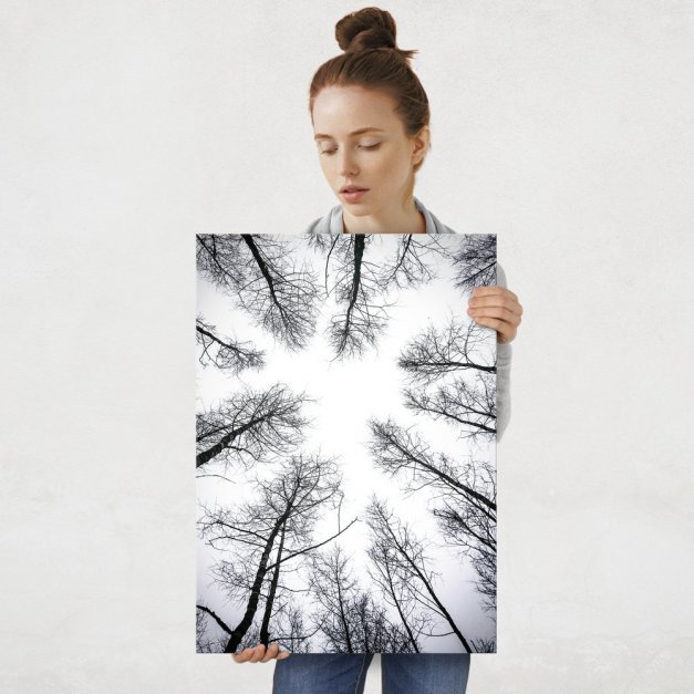 Plakat metalowy melancholia L
