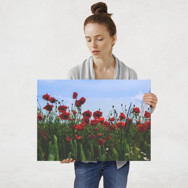 Plakat metalowy maki L