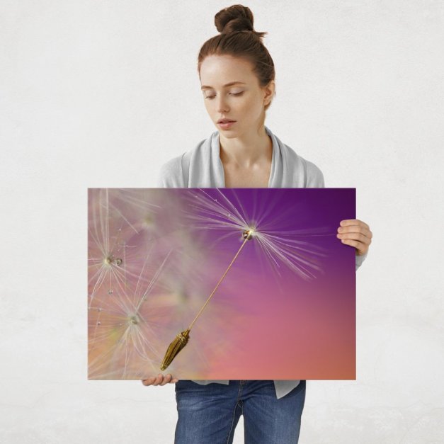 Plakat metalowy dmuchawiec L
