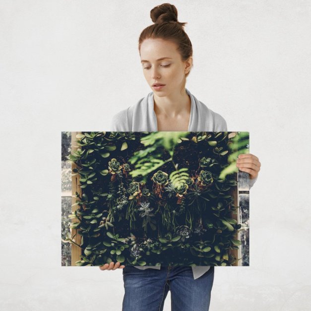 Plakat metalowy ogród botaniczny L