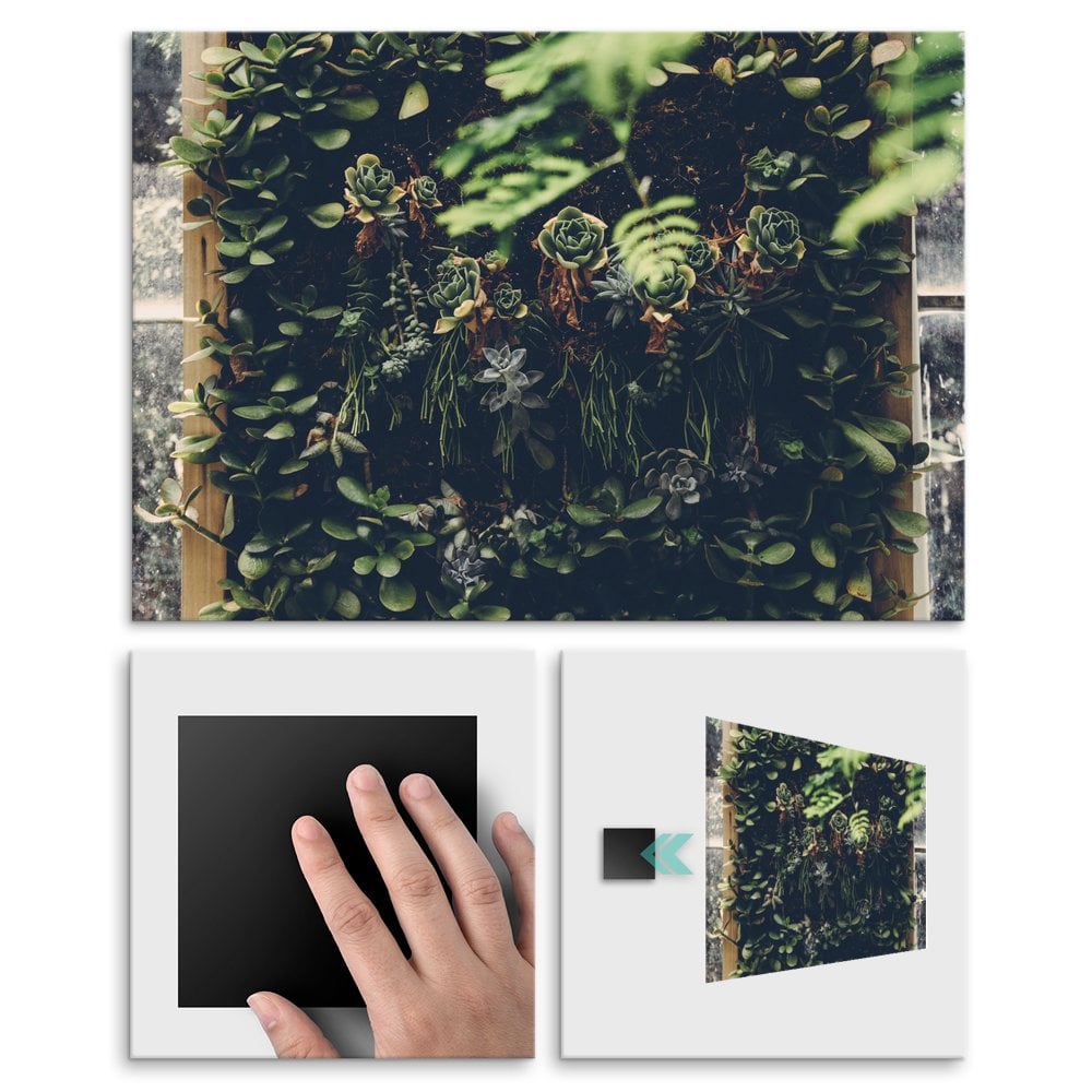 Plakat metalowy ogrd botaniczny L