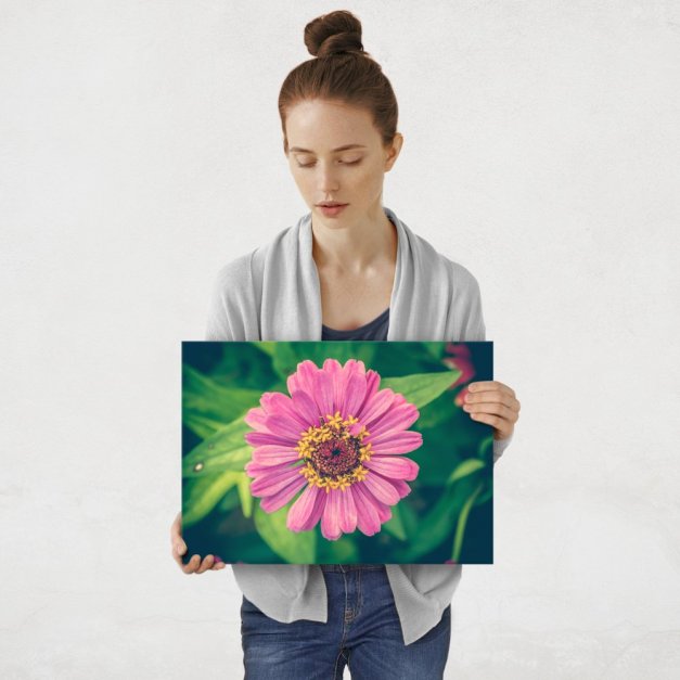 Plakat metalowy cynia M