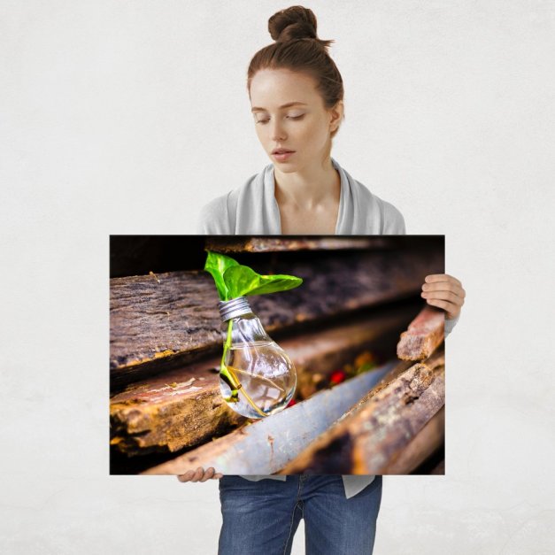 Plakat metalowy trwające życie L