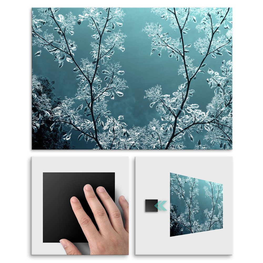 Plakat metalowy natura w blasku ksiyca L