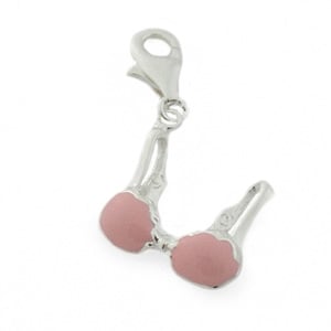 Charms Zawieszka Koralik Srebrny RӯOWY BIUSTONOSZ