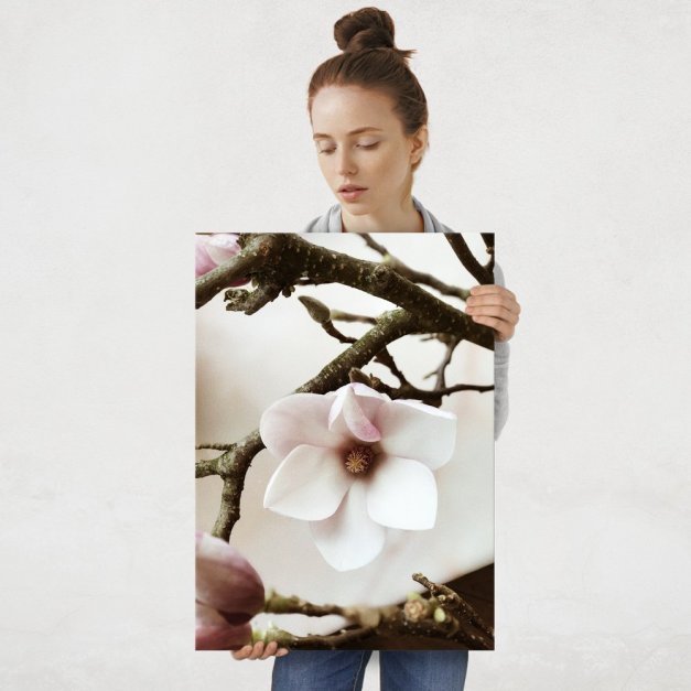 Plakat metalowy wiśnia L