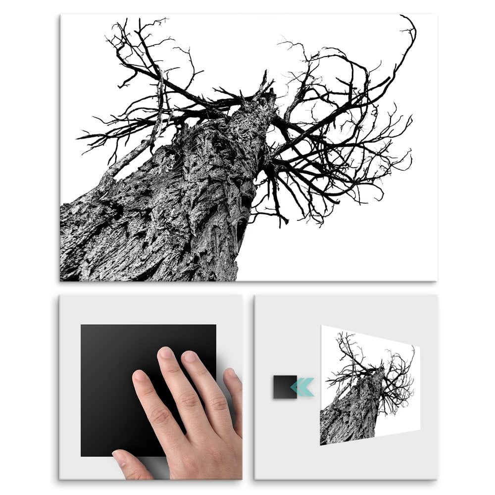 Plakat metalowy strach L