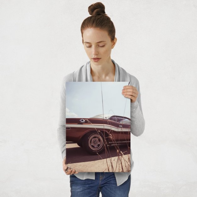 Plakat metalowy Muscle car M