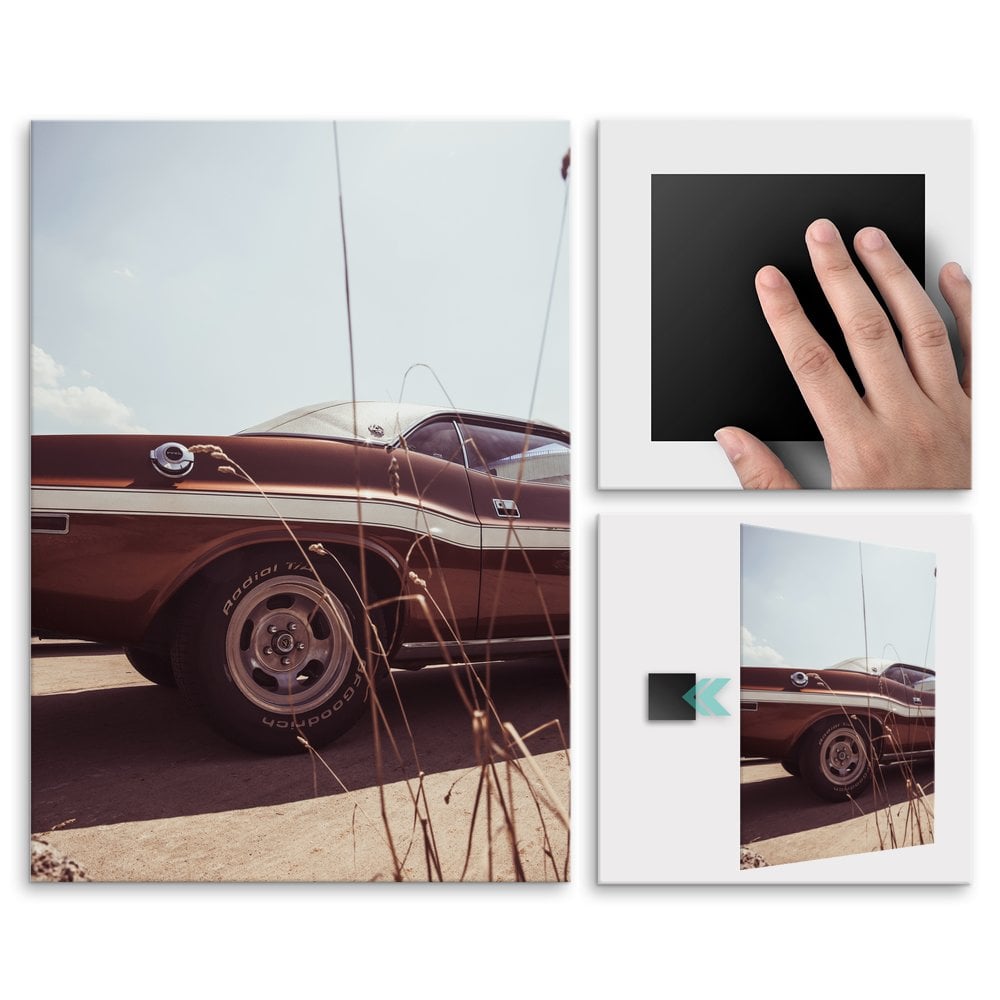 Plakat metalowy Muscle car L