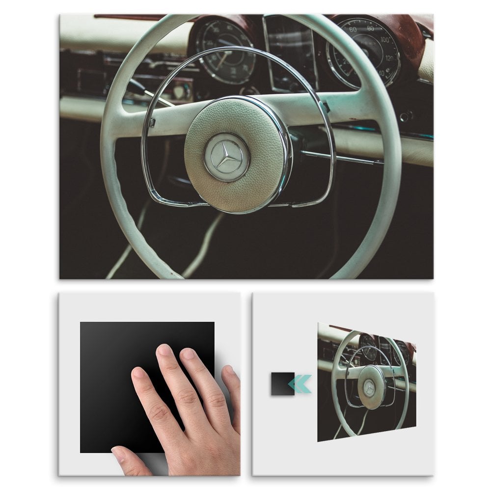 Plakat metalowy elegancja Mercedesa L