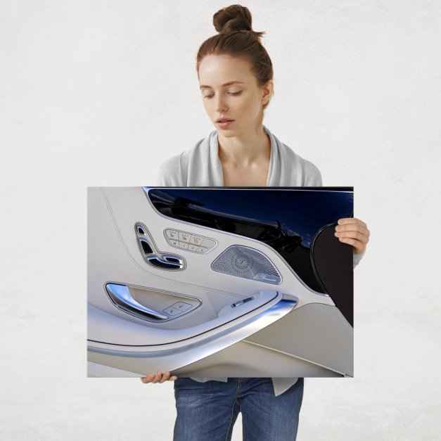 Plakat metalowy elegancja i użyteczność L