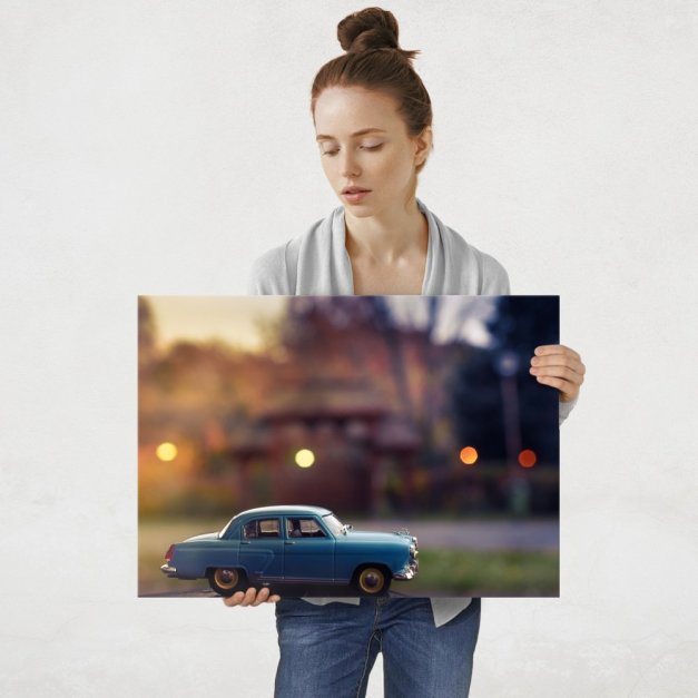 Plakat metalowy zabawka L